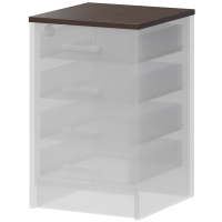 Крышка к тумбе приставной (АТ-05) Арго А-705 Дуб венге